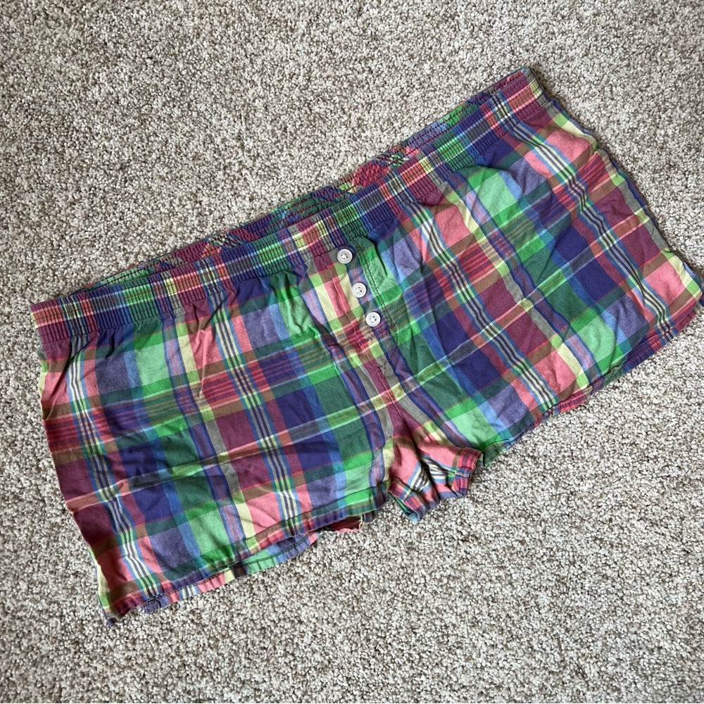 Old Navy Multicolor Plaid Fabric